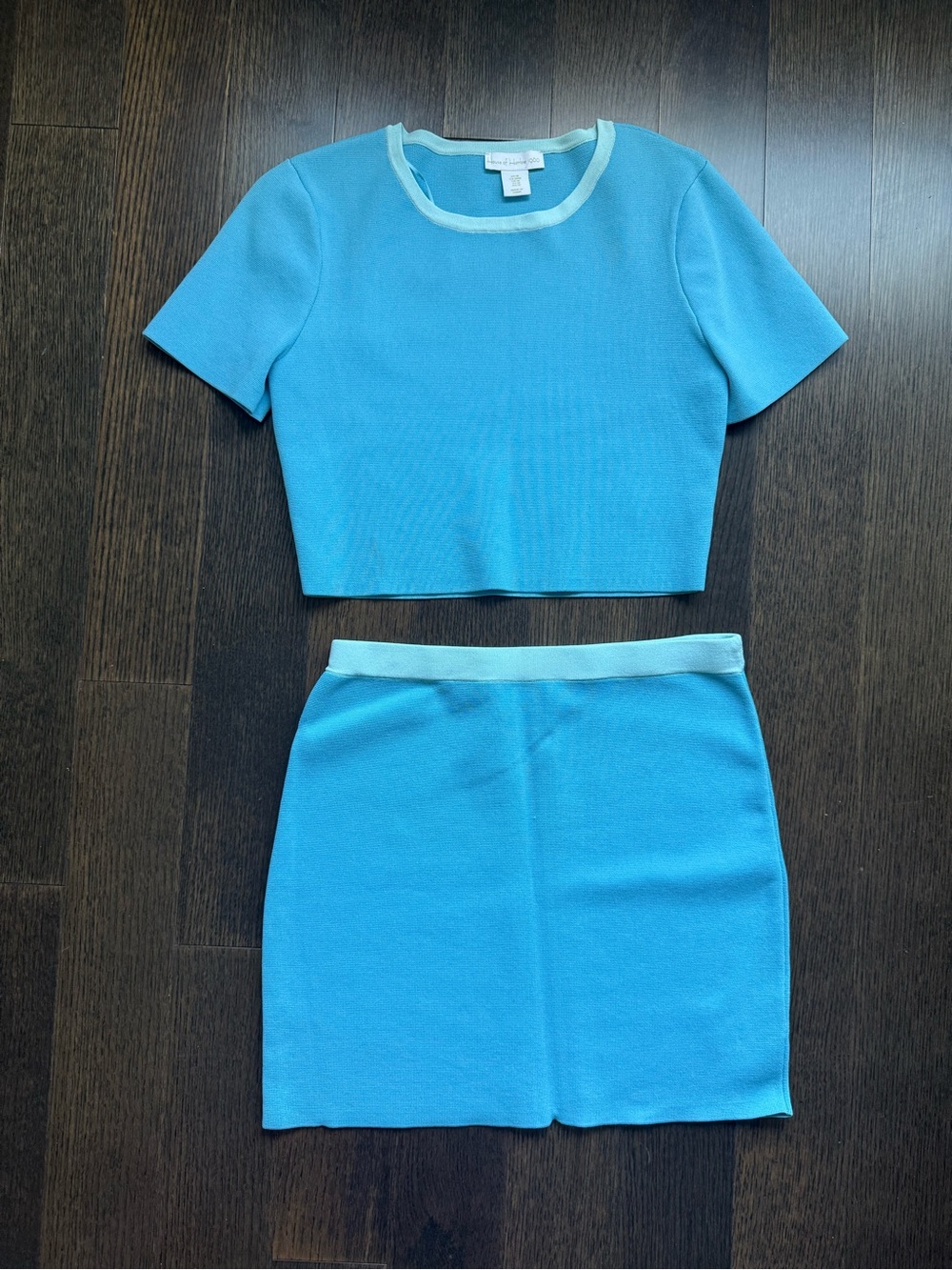 House of Harlow Blue Bandage Set Size M
